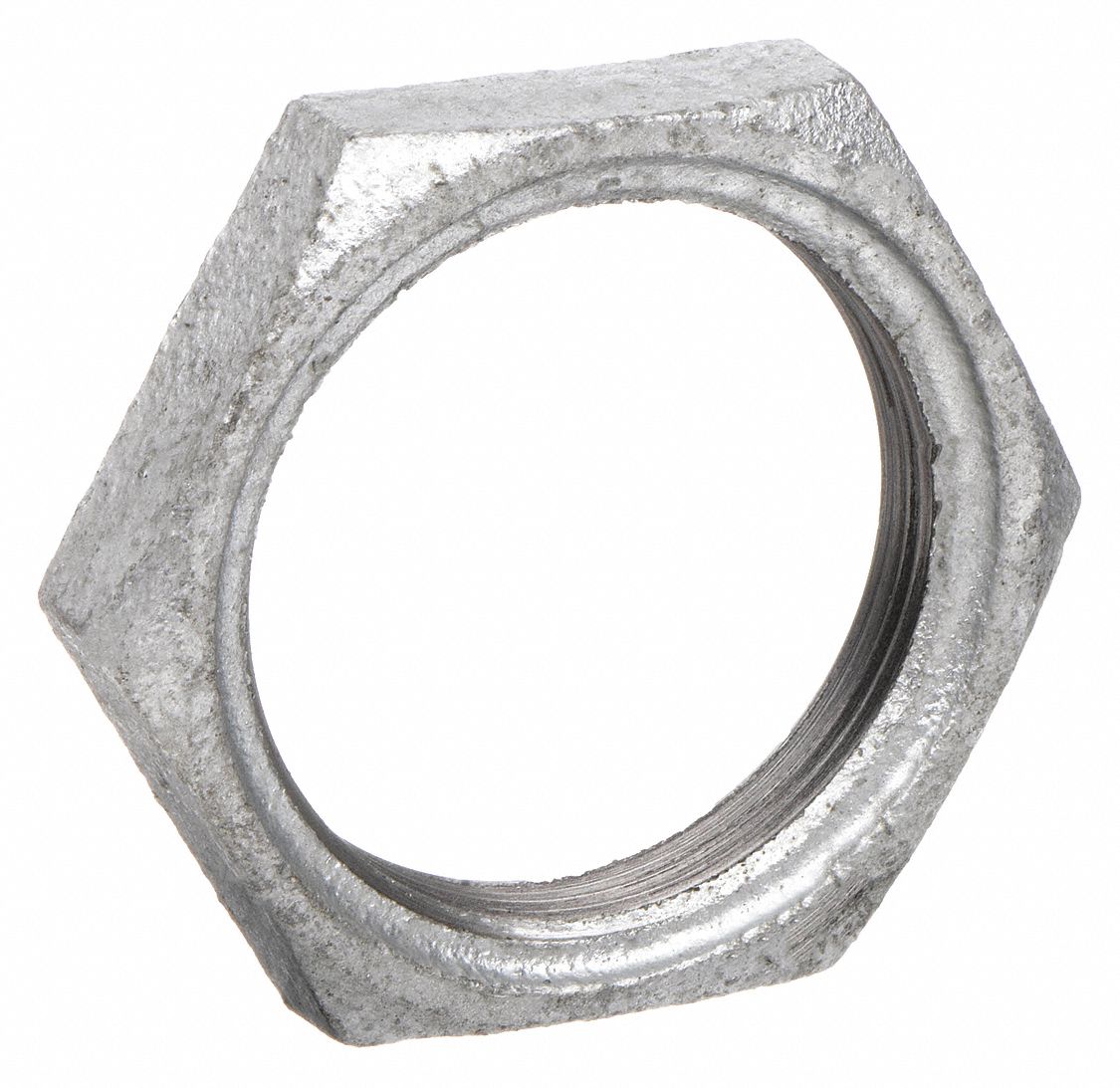GRAINGER 511984HC Locknut Malleable Iron 2 FNPT Class 150