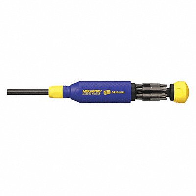 MEGAPRO 151NASB Multi-Bit Screwdriver NumBits 6