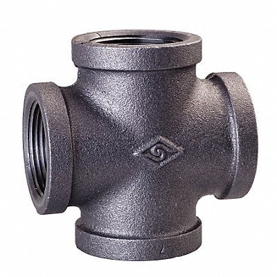 GRAINGER 5PAU7 Cross Malleable Iron 1 Pipe Size FNPT