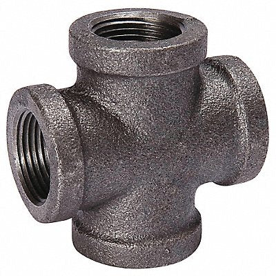 GRAINGER 75163 Cross Malleable Iron 3/8 in Female NPT
