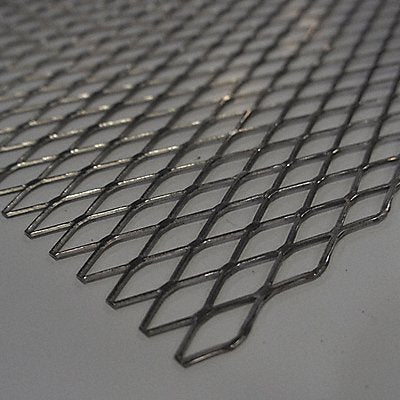 GRAINGER 44F0501648X96 Expanded Sheet SS 8 ft Overall L