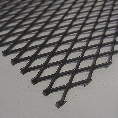 GRAINGER 41S075948X96 Carbon Steel Rectangle Expanded Sheet 8