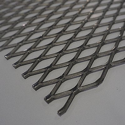GRAINGER 44F075948X48 Expanded Sheet SS 4 ft Overall L