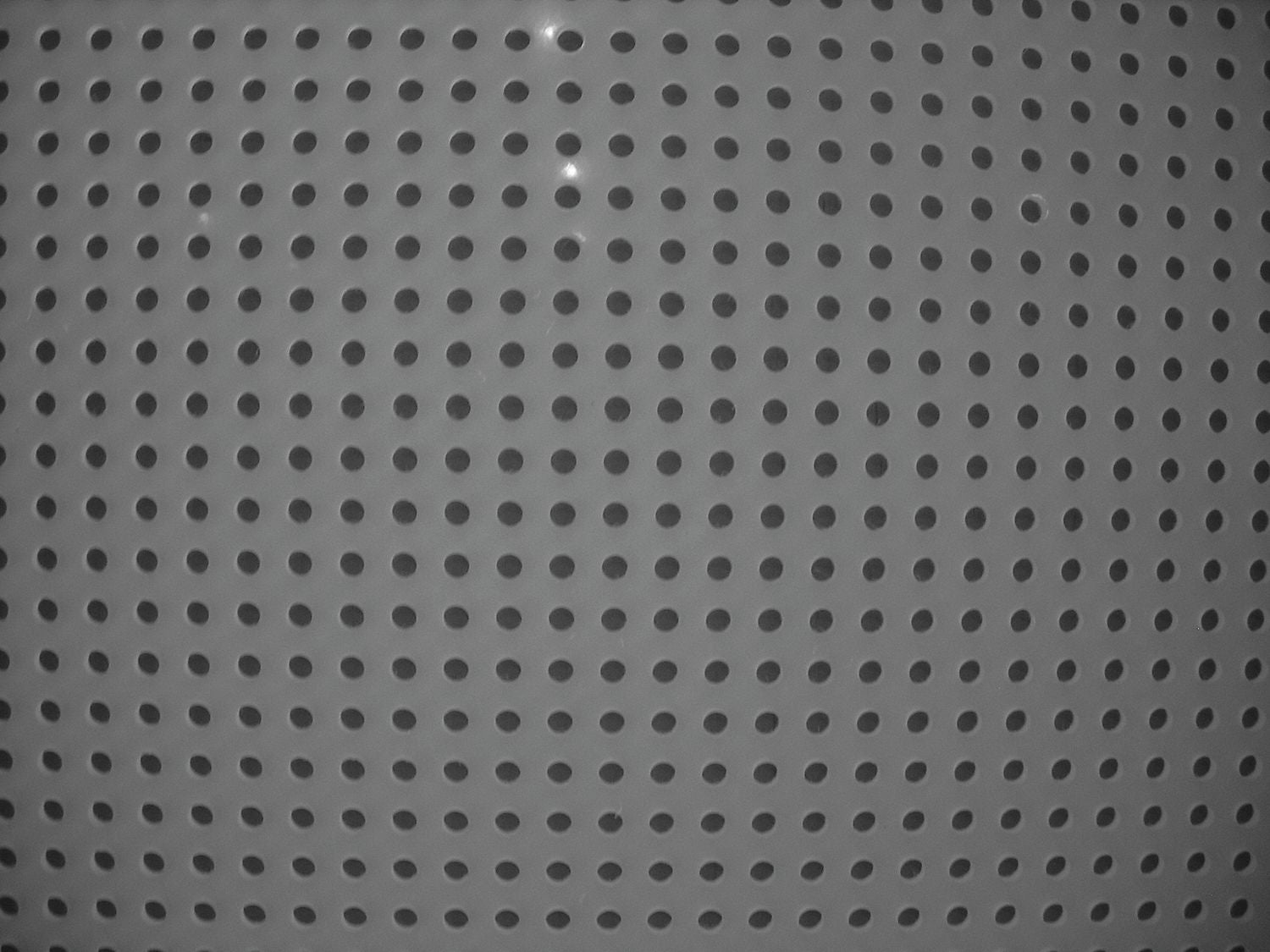GRAINGER PL250250R500T48X32 Perforated Sheet Polypropylene 48x32 0.25 T 0.25 D
