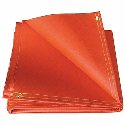 HI TEMP O515X620B Welding Curtain 5 ft H 6 ft W Orange