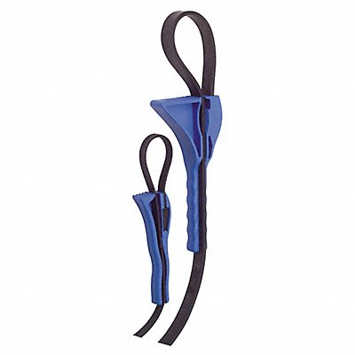 WESTWARD 5PV89 Strap Wrench Set 2 Pc 4and 12 In Dia