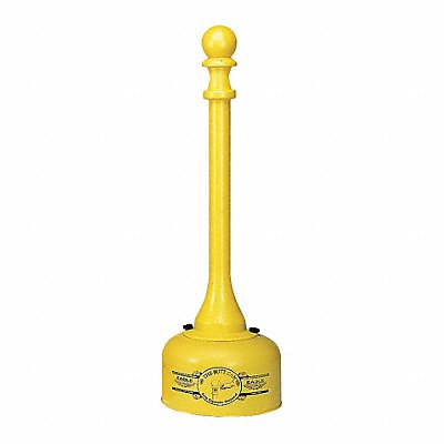 EAGLE 1202 D0286 Cigarette Receptacle 2 gal Yellow