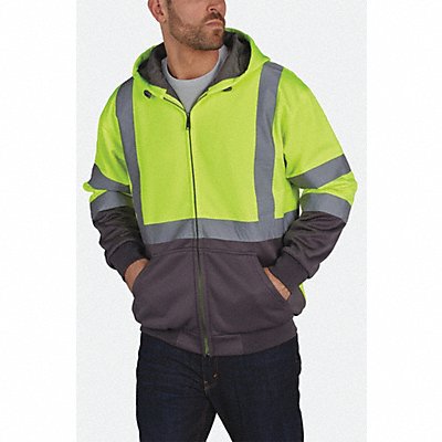 UTILITY PRO UHV425XLBLKYellow Hi-Viz Sweatshirt Yellow/Blk Polymide XL