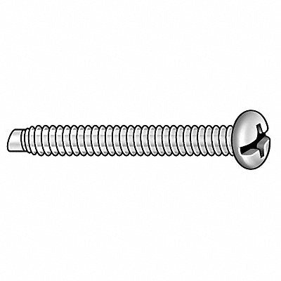 GRAINGER SCR150P10F08 PPMS #10-32 Passivated 1/2 L 5PK