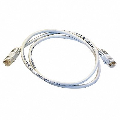 MONOPRICE 133 Patch Cord Cat 5e Booted White 3.0 ft.