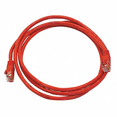 MONOPRICE 3381 Patch Cord Cat 5e Booted Red 5.0 ft.
