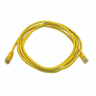 MONOPRICE 2142 Patch Cord Cat 5e Booted Yellow 7.0 ft.