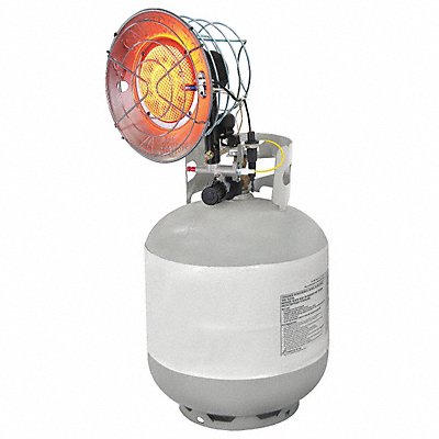 DAYTON 5RCC0 Tank Top Portable Gas Heater 15000BtuH