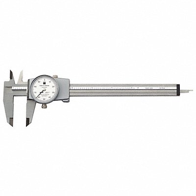 TESA BROWN  SHARPE 5995794 Dial Caliper 6 In 0.001 In Grad Silver