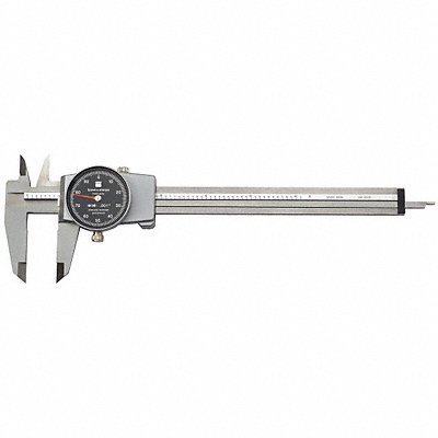 TESA BROWN  SHARPE 5995795 Dial Caliper 6 In 0.001 In Grad Black