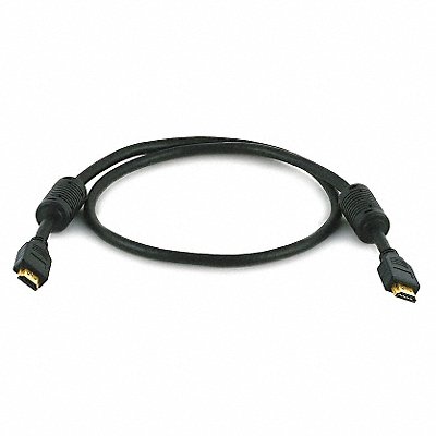 MONOPRICE 6078 HDMI Cable High Speed Black 3ft. 28AWG