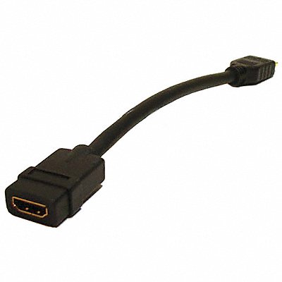 MONOPRICE 2891 HDMI Port Saver Black 8 in 28AWG