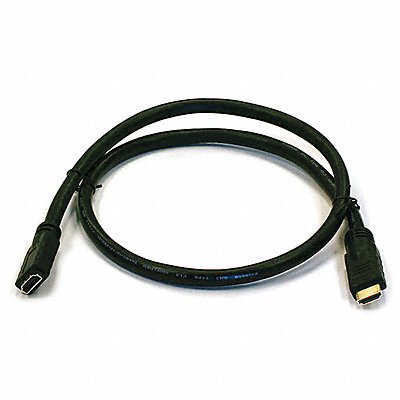 MONOPRICE 3341 HDMI Extension Cable Black 3 ft 24AWG