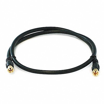 MONOPRICE 3030 Coaxial Cable RG-6 3 ft Black