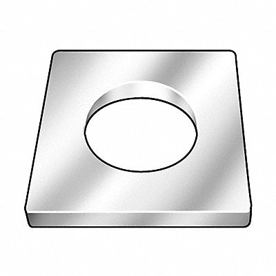 GRAINGER Z8960G Square Washer Galvanised Steel 7/8 in 2x0.265in 1PK