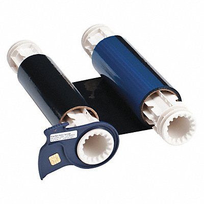 BRADY 13525 D9008 Ribbon Cartridge Black/Blue 200 ft L