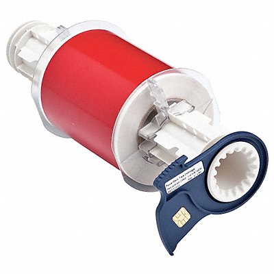 BRADY 13540 D9018 Tape Red 50 ft L 4 in W