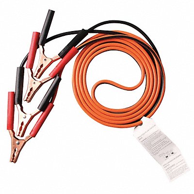 WESTWARD 5RXG6 Booster Cable LD 10 AWG 12 Ft Std Jaw