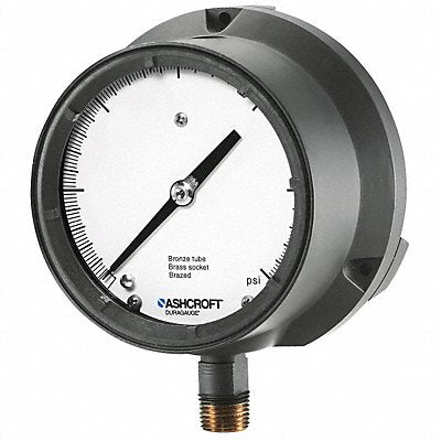 ASHCROFT 451379ASL04L300 K4216 Pressure Gauge 0 to 300 psi 4-1/2In