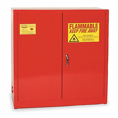 EAGLE PI32X Paints and Inks Cabinet 40 gal Red