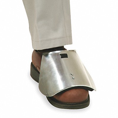 GRAINGER 5T456 Foot Guard Universal Size Silver PR