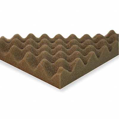 SOUND SEAL CF1 Acoustic Foam Convoluted Grey 1in PK4