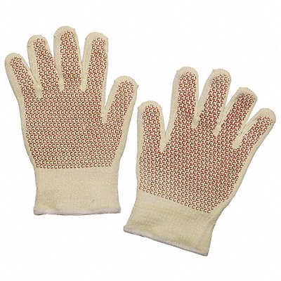 CONDOR 5T942 Heat-Resist Gloves XL Red/Wht/Yellow PR