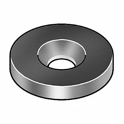 GRAINGER Z9924 Countersunk Washer Black Oxide Stl M5 90 28x3.5mm 1PK