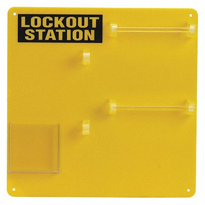 BRADY 50990 Lockout Board Unfilled Polycarbonate