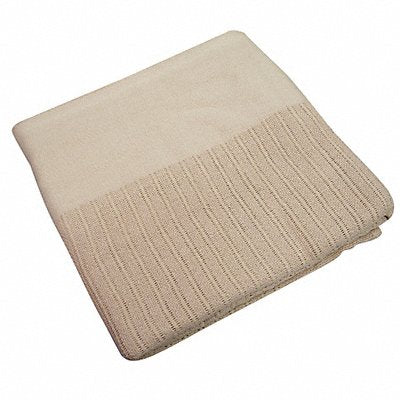 R  R TEXTILE X51001 Thermal Blanket Twin 66x90 in Beige