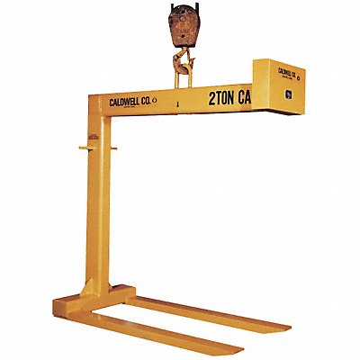 CALDWELL 90136 Pallet Lifter Fixed Fork 2000lb Load Cap