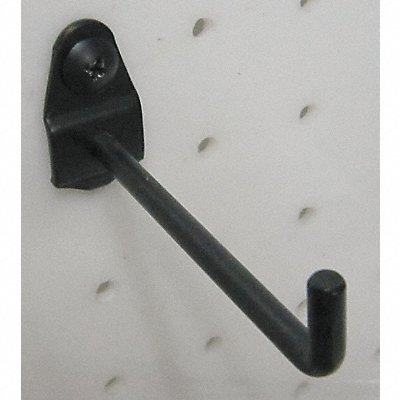 GRAINGER 5TPG4 G0566 Single Rod Pegboard Hook 6 in L PK10