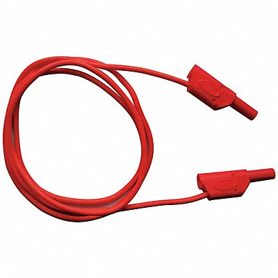 GRAINGER 5TXA8 Test Lead Stackable Banana Plug Red