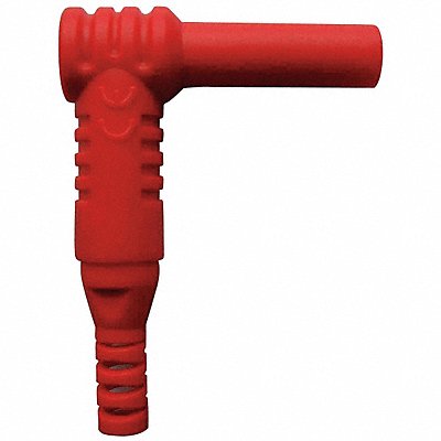 GRAINGER 5TXC0 Banana Plug Right Angle 1000VAC Red