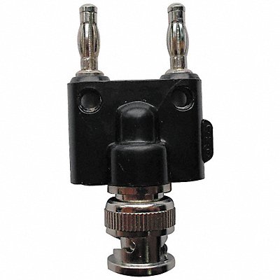 GRAINGER 5TXE1 BNC Adaptor Male to Double Banana Plug
