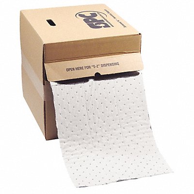 BRADY SPC ABSORBENTS OP550 Absorbent Roll Oil Based Liquids White