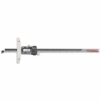 STARRETT 3753A8200 Electronic Depth Gage 0 to 8 In