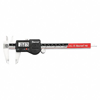 STARRETT 798B6150WSLC Electronic Digital Caliper 0 to 6 In