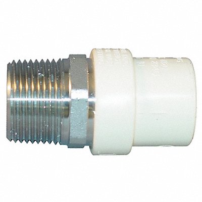 GRAINGER 4136010SS Transition Adaptor SS 1 in Pipe Sze