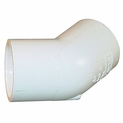 GRAINGER 4117005 45 Elbow CPVC 1/2 x 6 in CTS HubxSocket