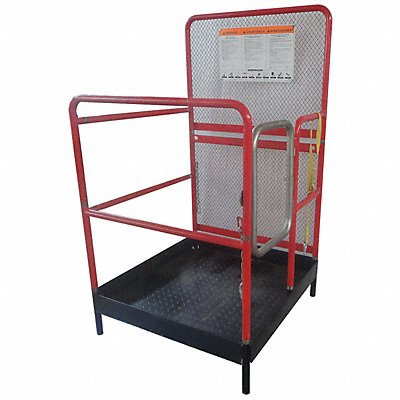 DAYTON 5UEW1 Forklift Work Platform 1 000 lb 66 H