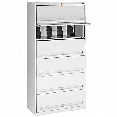 TENNSCO FS361LLGY Cabinet 36 x 75-1/4 x 17 In Light Grey