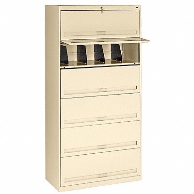 TENNSCO FS361LPY Cabinet 36 x 75-1/4 x 17 In Champ/Putty