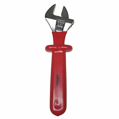 WESTWARD 5UFY6 Adjustable Wrench CV Steel Chrome 10