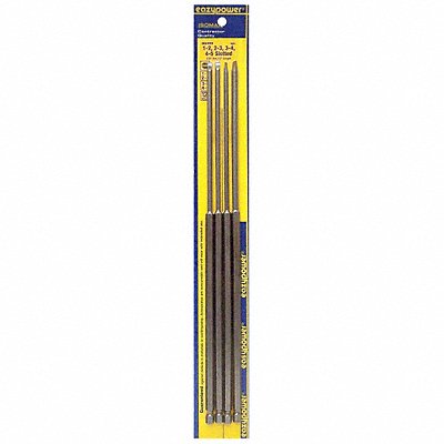ISOMAX 88499 Slotted Bit Set 4 Pieces 1/4 Shank
